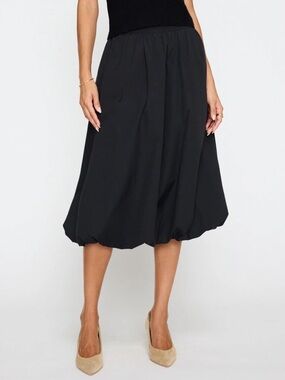BROCHU WALKER The Loti Bubble Skirt in black onyx L